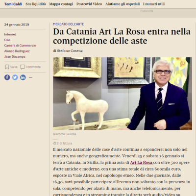 sole24 ore art la rosa